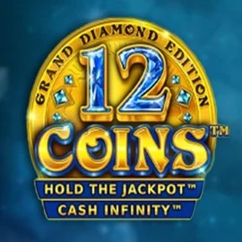 Slots logo of 12 Coins Grand Diamond Edition from Wazdan at Robocat Casino