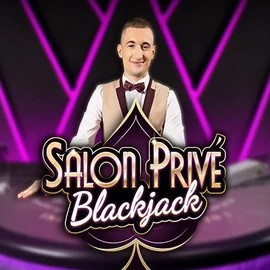 Blackjack Salon Privé online game logo by Ezugi on robocats.net.pl