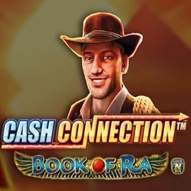 Cash Connection Book Of Ra logo by Novomatic Robocat Casino