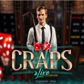Official Live Casino logo: Live Craps by Evolution at Robocat Casino