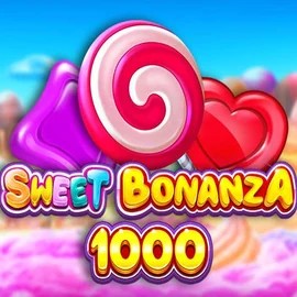 Sweet Bonanza 1000 logo – Slots by Pragmatic Play at Robocat Casino